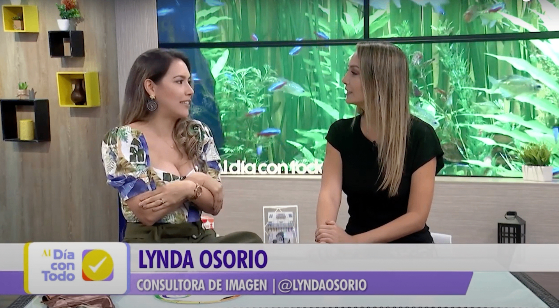 Lynda Osorio en Al Día Con Todo, consultora de imagen